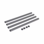 Lot de 4 montants sup�rieurs pour filet de s�curit� trampolines 305 � 490cm gris