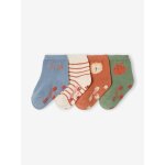 Lot de 4 paires de chaussettes b�b� gar�on bleu glacier