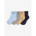Lot de 4 paires de chaussettes little bb marine
