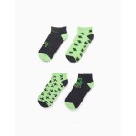 Lot de 4 paires de socquettes minecraft multicolore