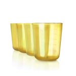 Lot de 4 premires tasses d'apprentissage jaune