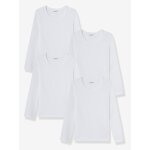 Lot de 4 t - shirts fille manches longues basics blanc