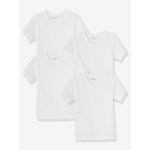 Lot de 4 t - shirts maillot de corps basics blanc