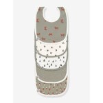 Lot de 5 bavoirs b�b� l�ssig en coton biologique lot de 5 little forest renard