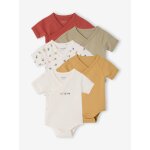 Lot 5 bodies naissance tracteur coton bio tomette