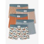 Lot de 5 boxers gar�on beige