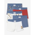 Lot de 5 boxers gar�on bleu jean