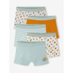 Lot de 5 boxers gar�on vert d'eau
