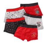 Lot de 5 boxers harry potter warner coton lasthanne rouge