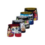 Lot de 5 boxers one piece rouge / violet / blanc / noir / turquo Lot de 5 boxers one piece rouge / violet / blanc / noir / turquo
