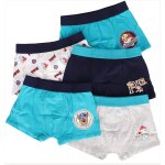 Lot de 5 boxers pat patrouille coton lasthanne bleu