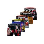 Lot de 5 boxers street ninja violet / rouge / blanc / noir Lot de 5 boxers street ninja violet / rouge / blanc / noir