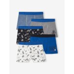 Lot de 5 boxers stretch espace garçon bleu roi Lot de 5 boxers stretch espace garçon bleu roi