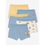 Lot de 5 boxers stretch garon bleu ciel