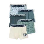 Lot de 5 boxers stretch requins garçon lot bleu Lot de 5 boxers stretch requins garçon lot bleu