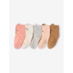 Lot 5 chaussettes b�b� fille rose