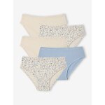 Lot de 5 culottes fille c�tel�es �cru