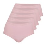 Lot de 5 culottes menstruelles taille haute femme rose vintage