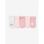 Lot de 5 paires de chaussettes chat b�b� assorties