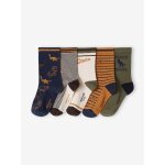 Lot de 5 paires de chaussettes dino garçon noix de pécan Lot de 5 paires de chaussettes dino garçon noix de pécan