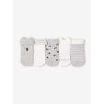 Lot de 5 paires de chaussettes koala bébé assorties Lot de 5 paires de chaussettes koala bébé assorties