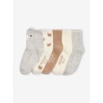 Lot de 5 paires de chaussettes « ourson » bébé assorties Lot de 5 paires de chaussettes « ourson » bébé assorties
