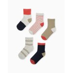 Lot de 5 paires de chaussettes ray�es multicolore