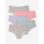 Lot de 5 shorties fille vert sauge