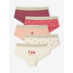Lot de 5 shorties fille vieux rose