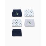 Lot de 5 slips en coton avec crocodiles imprim�s multicolore