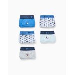 Lot de 5 slips en coton avec imprim�s mickey multicolore