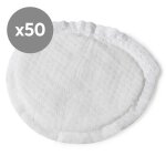 Lot de 50 coussinets d'allaitement en bambou multi - coloured