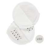 Lot de 50 coussinets d'allaitement en bambou multi - coloured