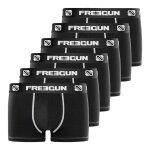 Lot de 6 boxers en coton noir