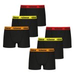 Lot de 6 boxers gar�on ecopack trio choc athena noir