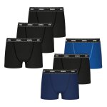 Lot de 6 boxers gar�on my petit prix athena noir - noir - noir - noir - marine - ble