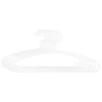 Lot de 6 cintres enfant blanc plastique blanc