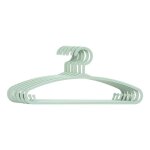 Lot de 6 cintres enfant vert