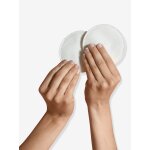 Lot de 6 coussinets d'allaitement en coton blanc