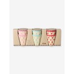 Lot de 6 mini - gobelets favorite hearts enfant 80 ml rice multicolore