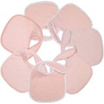 Lot de 7 bavoirs rose Lot de 7 bavoirs rose