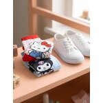 Lot de 7 paires de chaussettes basses hello kitty rose