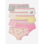 Lot de 7 shorties fille �cru