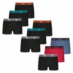 Lot de 9 boxers gar�on trio choc ecopack noir - rouge - bleu
