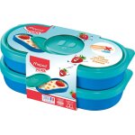 Lot de bo�tes � encas bleu