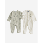Lot pyjamas naissance b�b� mixte miffy vert de gris