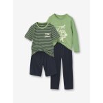 Lot pyjama + pyjashort garon dinosaure vert