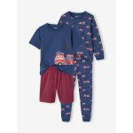 Lot pyjama + pyjashort pompiers garon bleu ocan