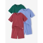 Lot pyjama short uni bleu chambray