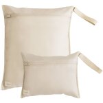Lot de sacs imperm�ables pour b�b� rangement �tanche beige